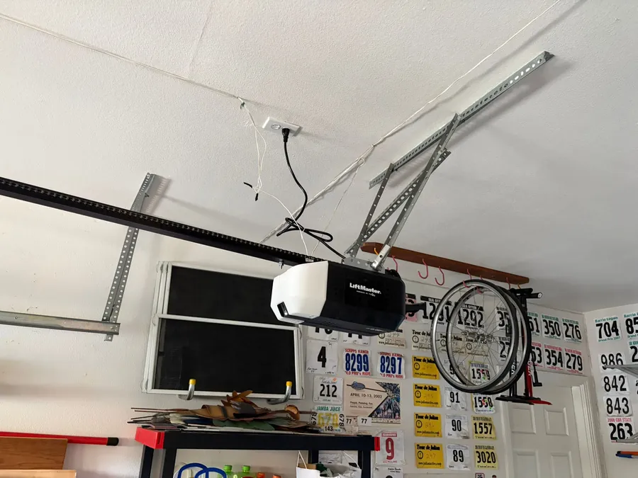 New garage door opener installed by Noah Garage Doors in San Diego
