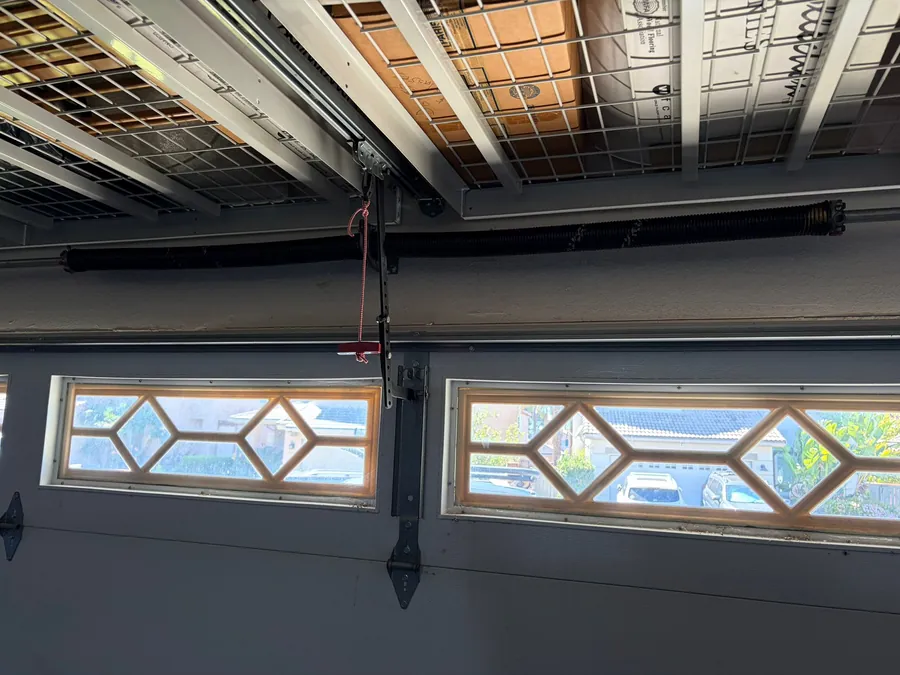 New torsion spring installed by Noah Garage Doors in San Diego