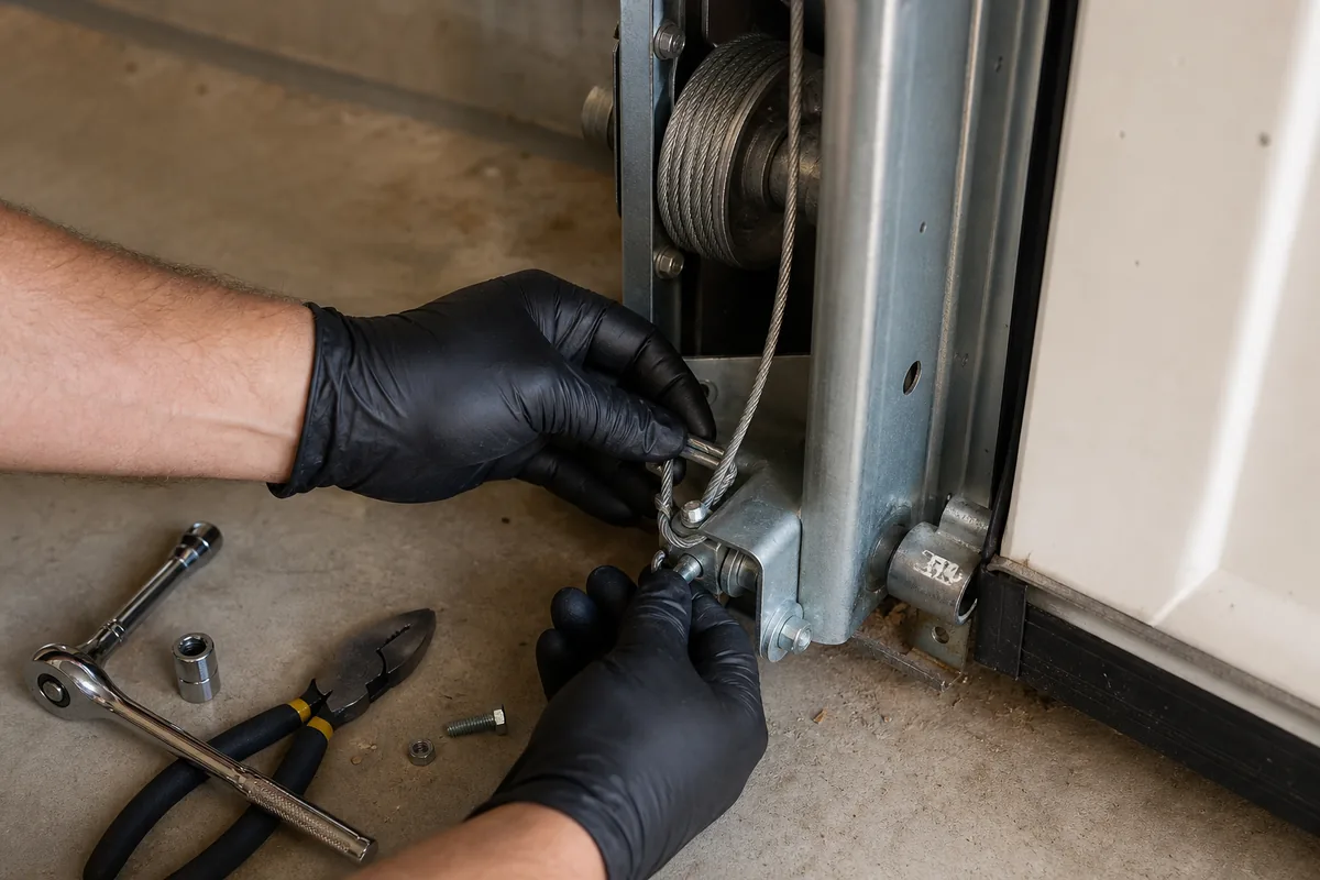 Garage door cable replacement San Diego