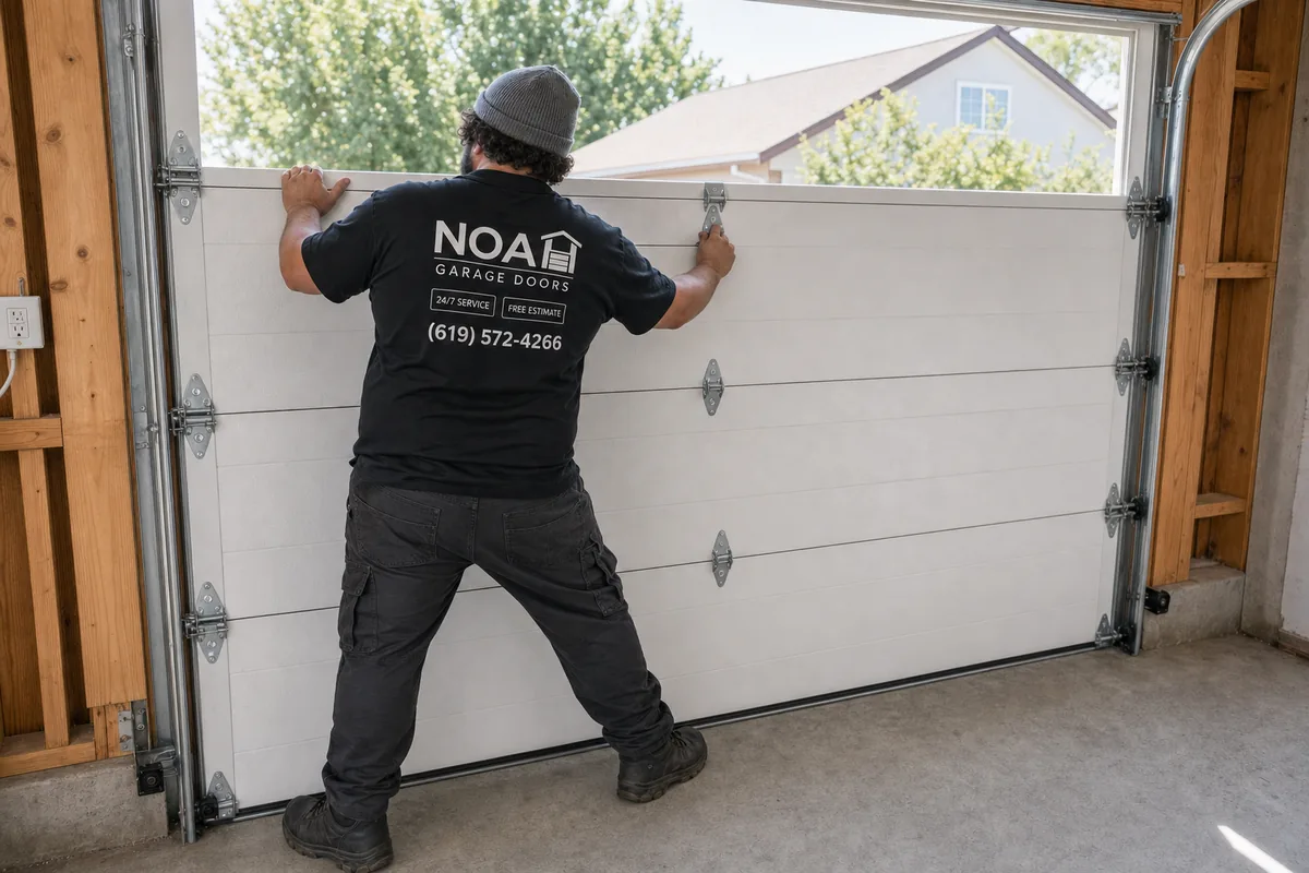 Garage Door Panel Repair in San Diego by Noah Garage Doors