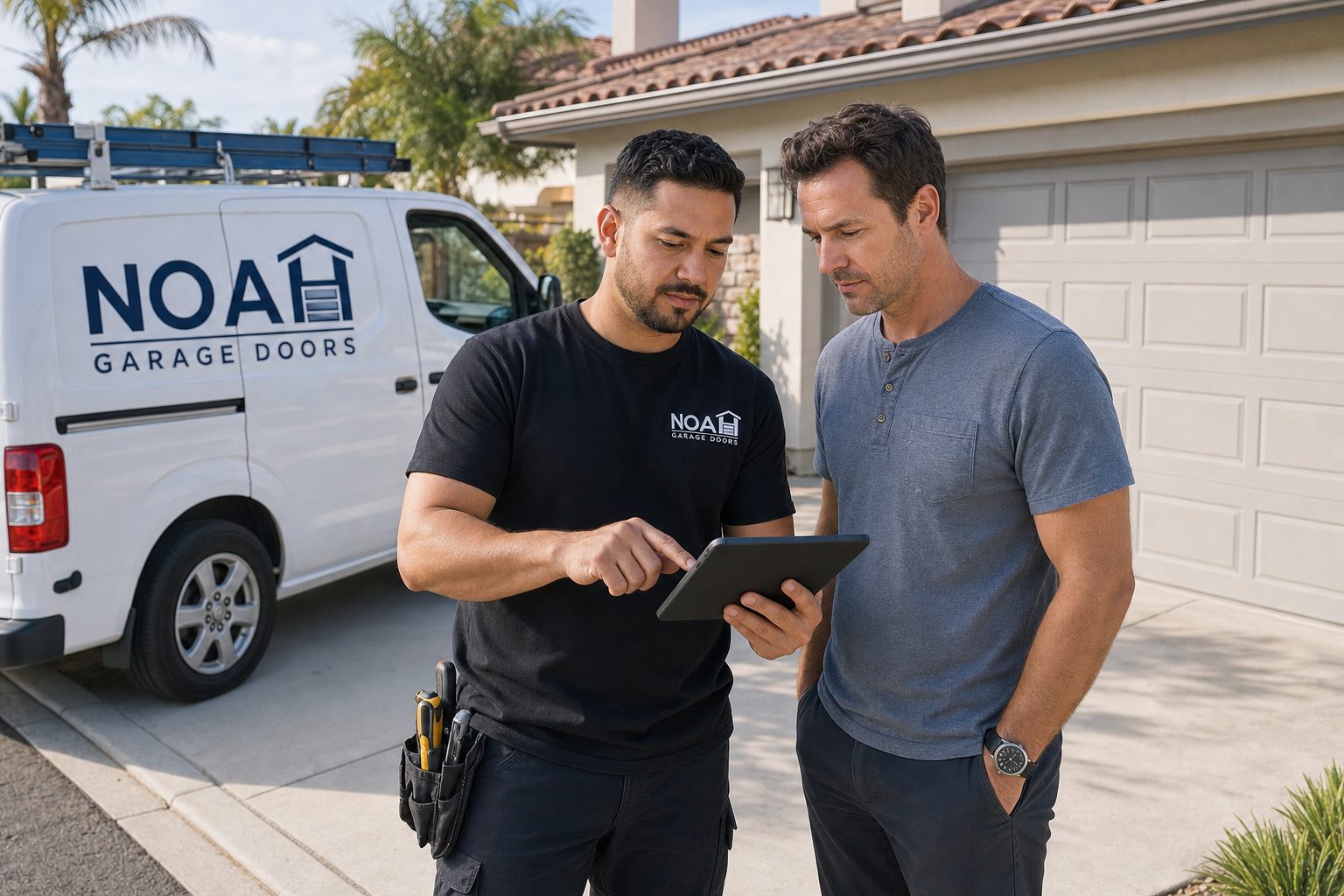 Garage door repair cost San Diego