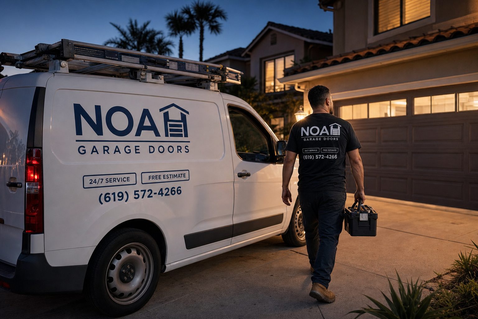 Emergency garage door repair San Diego
