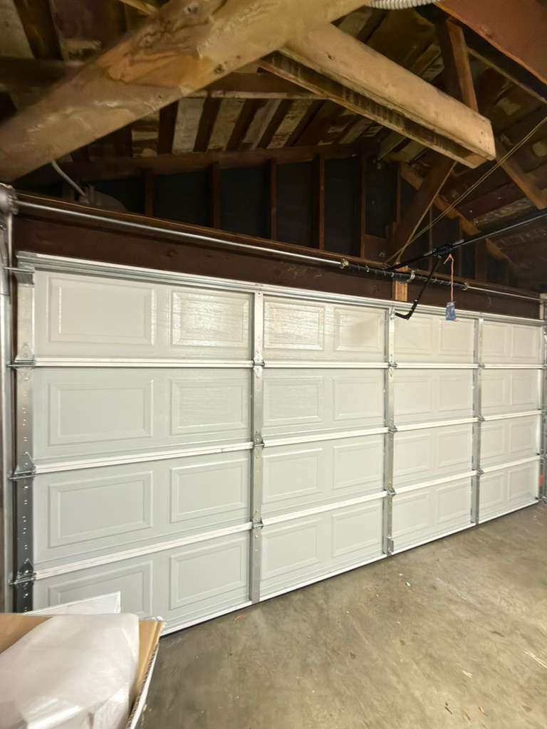 New garage door springs after repair