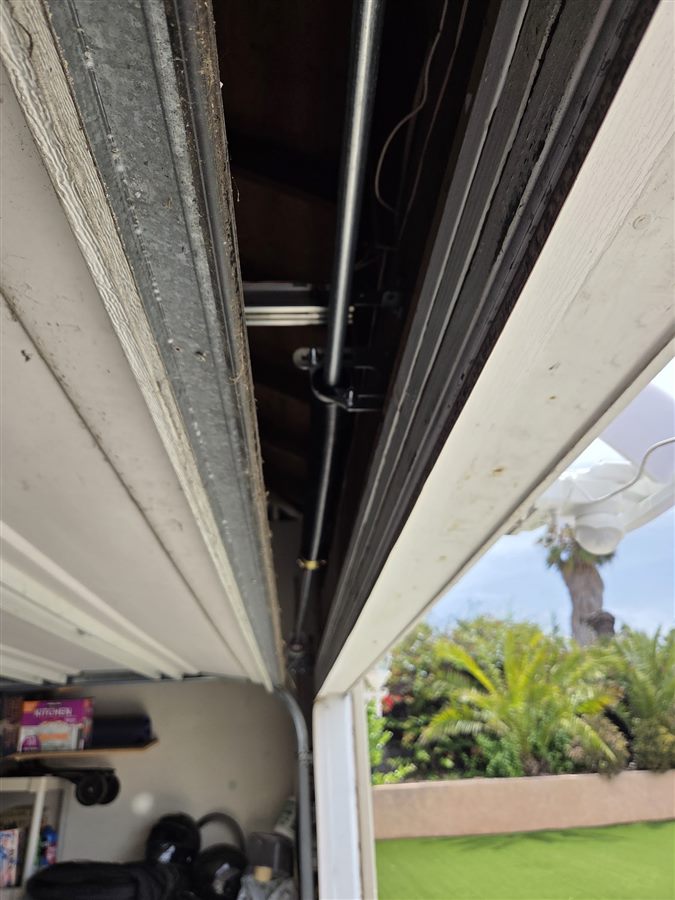 Garage door repair completed by Noah Garage Doors in San Diego