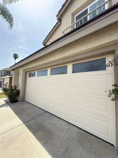 New garage door installed by Noah Garage Doors in San Diego