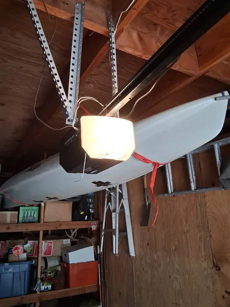 New garage door opener installed by Noah Garage Doors in San Diego