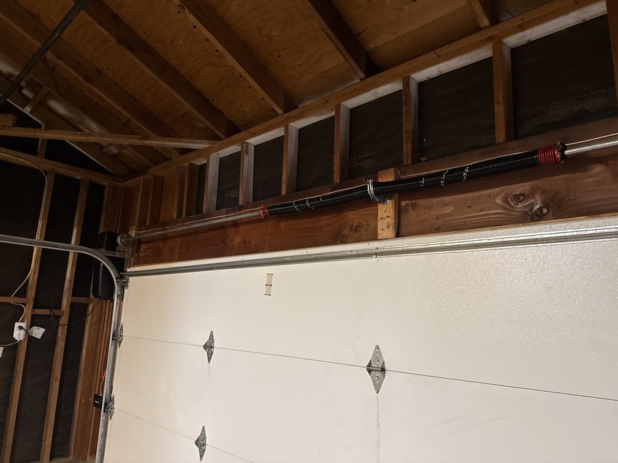 Customer photo of a garage door from a 5-star Google review in San Diego