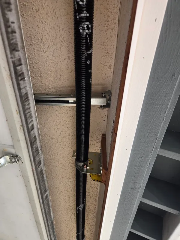 Garage door torsion spring repaired by Noah Garage Doors, customer photo from a 5-star Google review