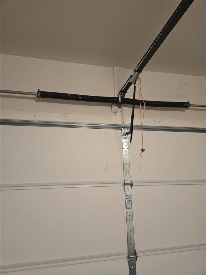 New garage door torsion spring installed by Noah Garage Doors in San Diego