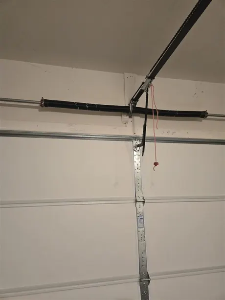 New garage door torsion spring installed by Noah Garage Doors in San Diego