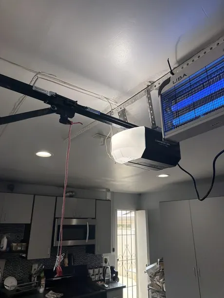 New garage door opener installed by Noah Garage Doors, customer photo from a 5-star Google review