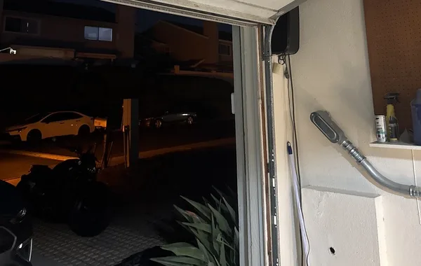 Garage door working again after a night repair by Noah Garage Doors, customer photo from a 5-star Google review