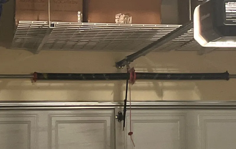 New torsion springs installed by Noah Garage Doors, customer photo from a 5-star Google review